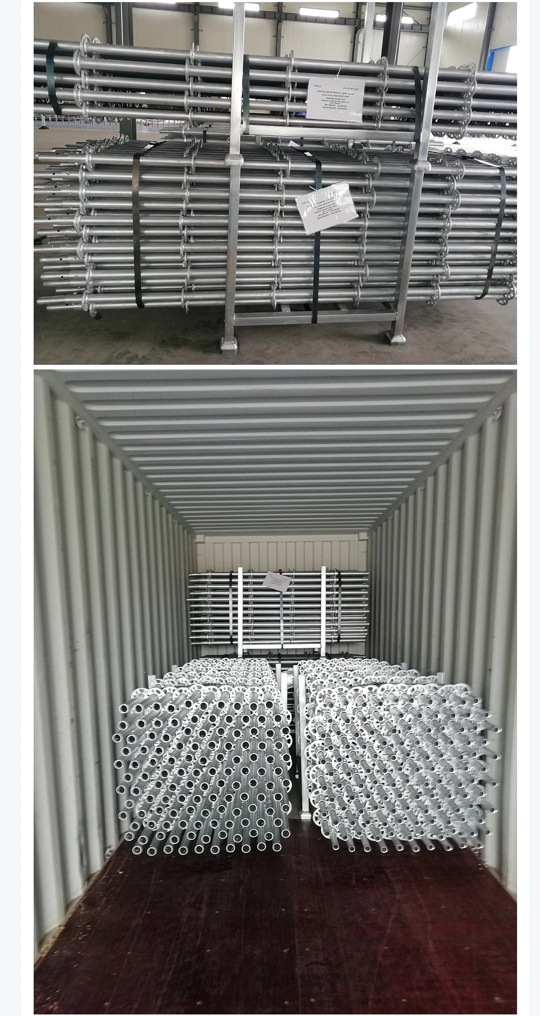 CE/SGS/TUV Hot Dipped Galvanized/Pre-Galvanized Certified Steel Layher All Round Ringlock Scaffold for Supporting Shoring Prop