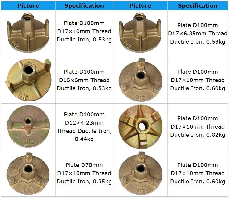 Hebei Factory Concrete Wall Formwork Tie Rod