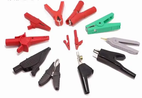300A Chapado en cobre/metal de latón Totalmente aislante Clip de batería de cocodrilo con resorte para automóvil Cable/alambre grande para automóvil Rojo Negro Pinzas de cocodrilo eléctricas Acero inoxidable